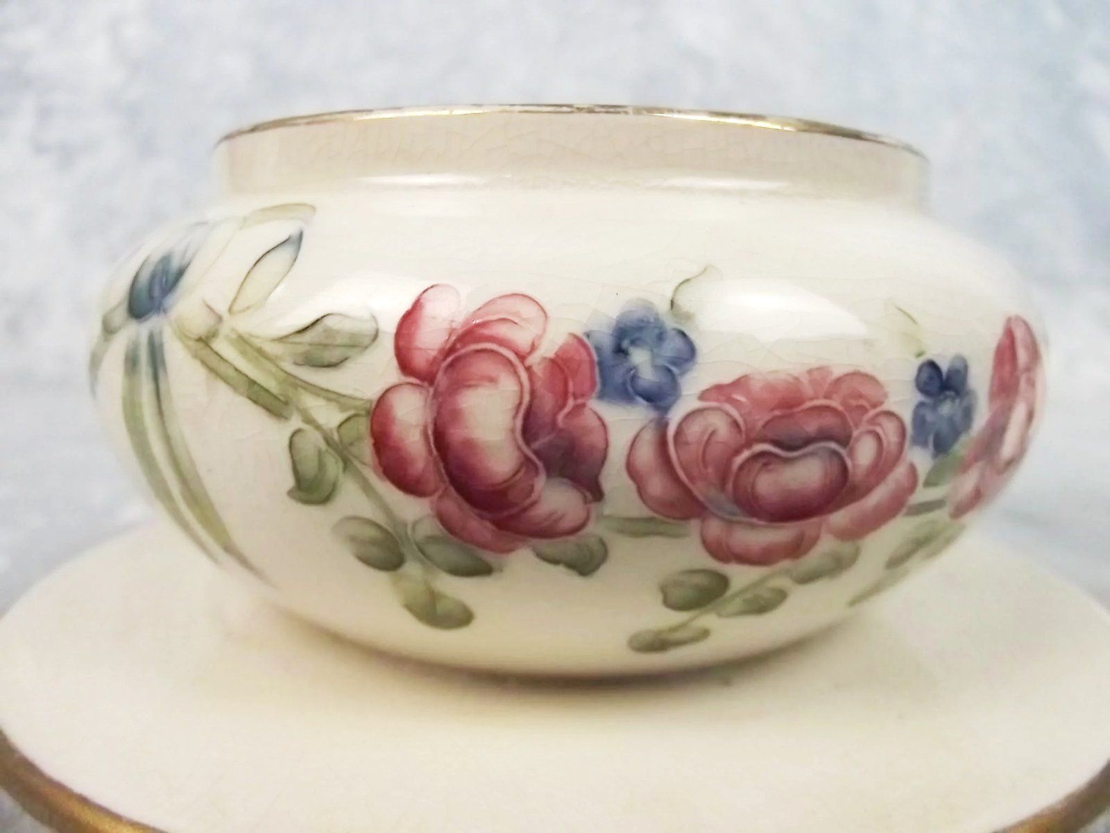 James Macintyre & Co. 18th Century Range Covered Sugar Bowl c1910 - Image 9