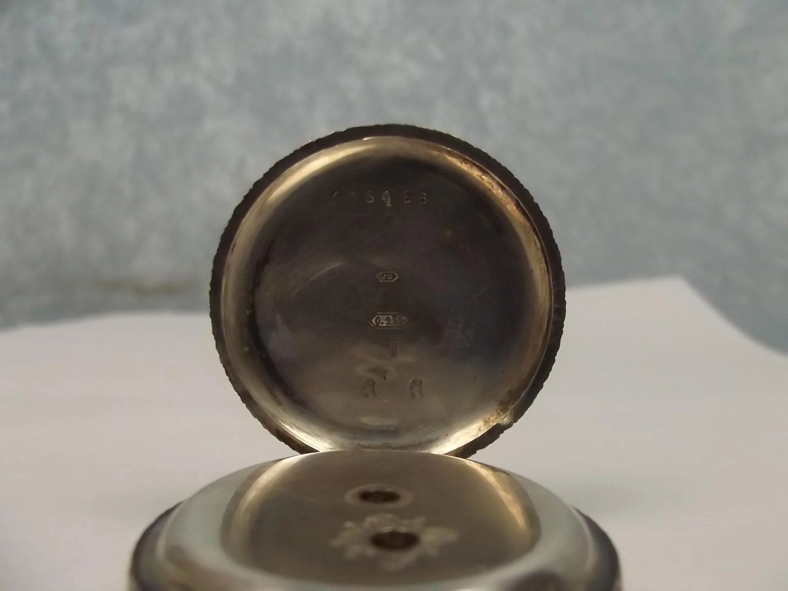 Ladies Swiss 87.5% JG Silver Pocket Watch Wind Up - Image 10
