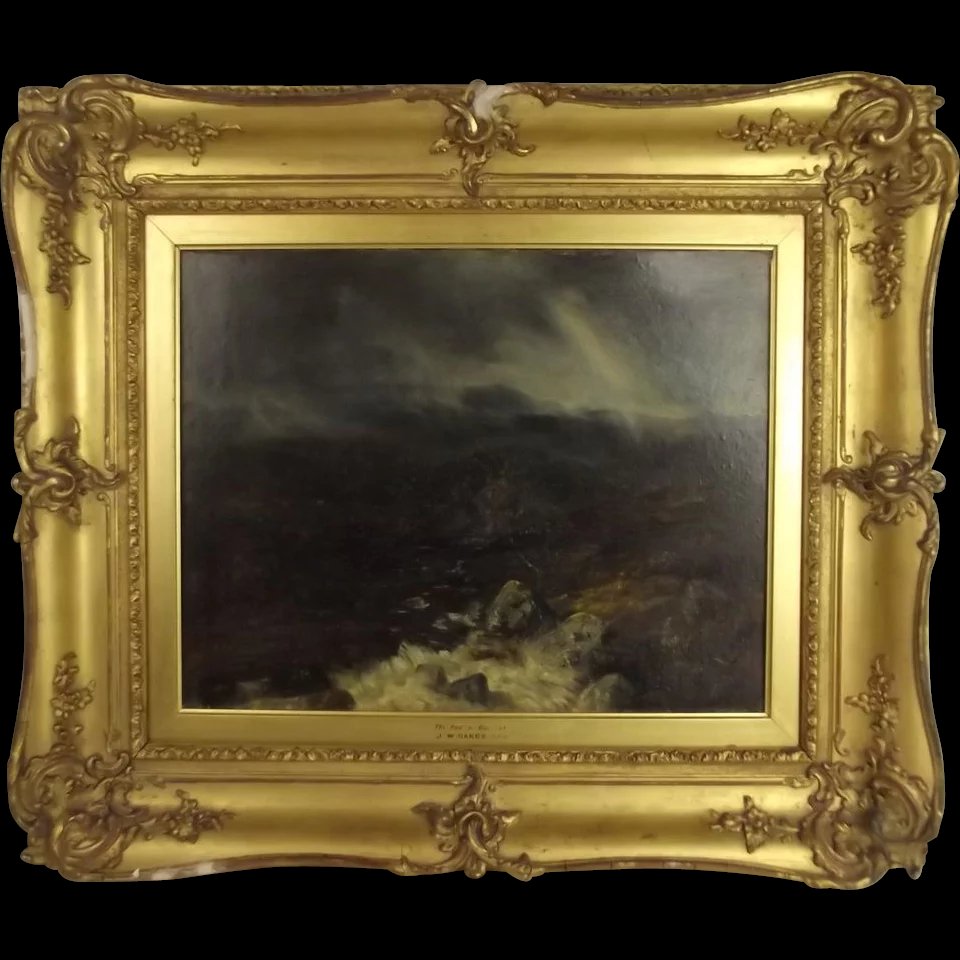 Lakeland Scene By J.W. Oakes A.R.A Framed Oil On Board Painting