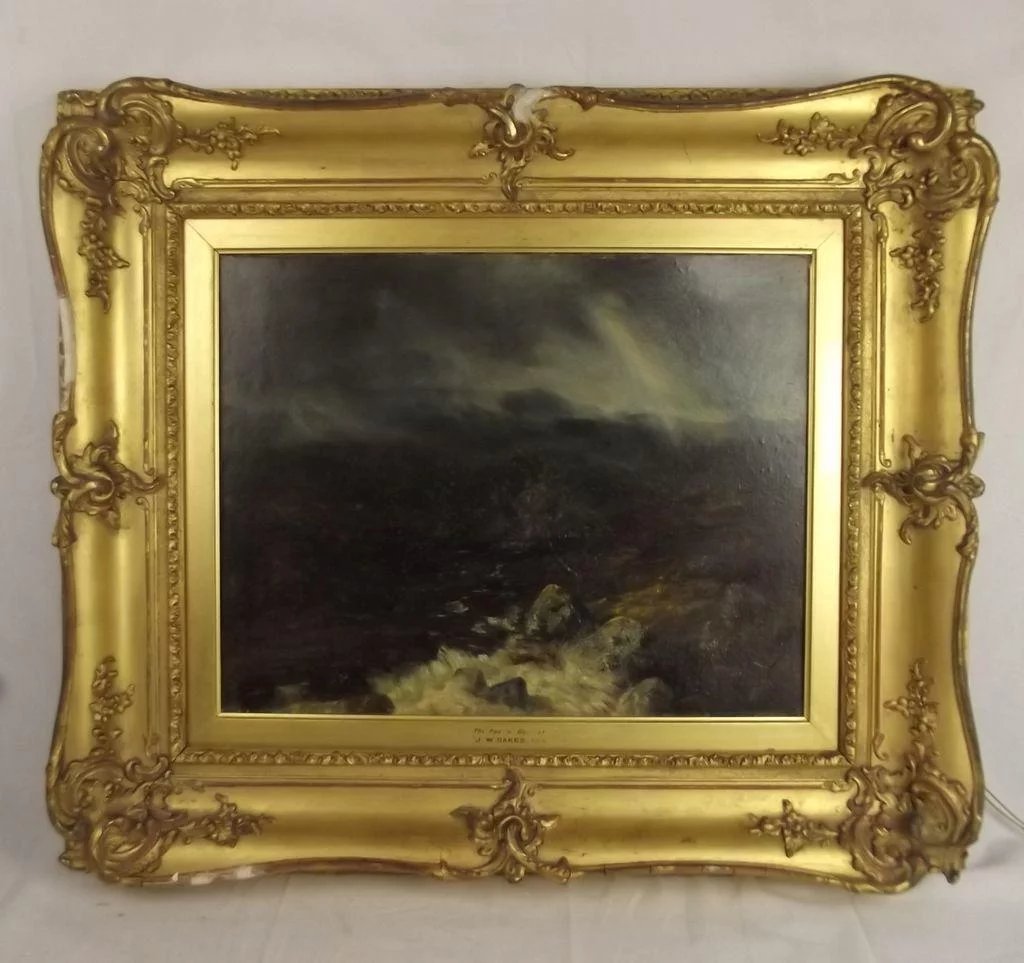 Lakeland Scene By J.W. Oakes A.R.A Framed Oil On Board Painting - Image 2