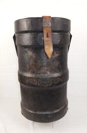 Large 19th Century Royal Navy Cordite Carrier Large Canister