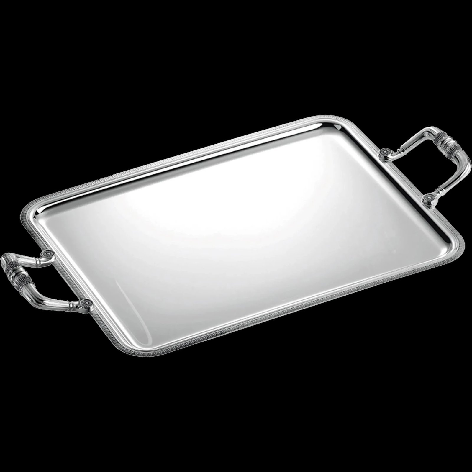 Large Christofle Silver Plated Serving Tray