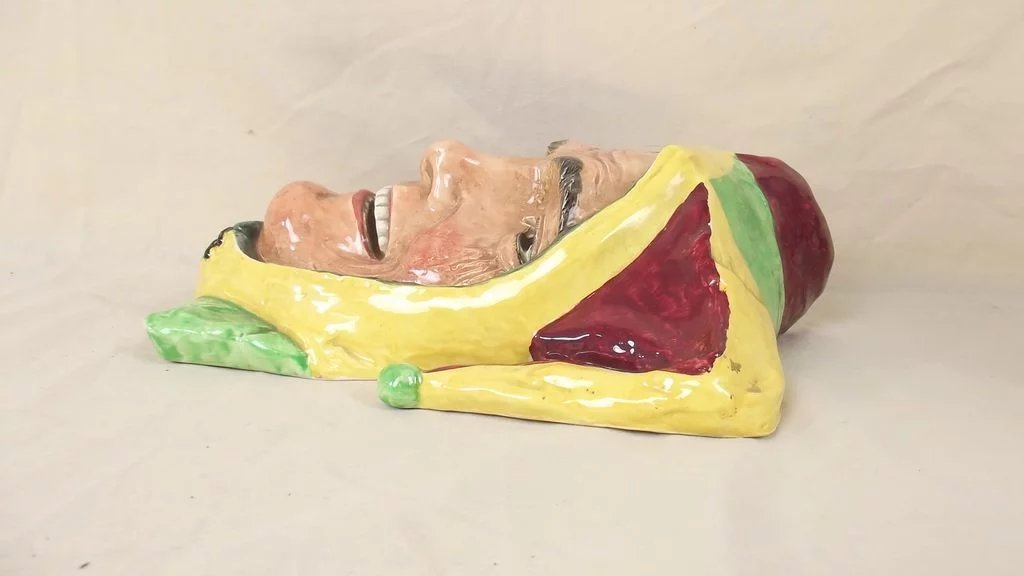Large Rare Royal Doulton Jester Wall Mask HN1630 By Harry Fenton Issued 1936-40 - Image 3