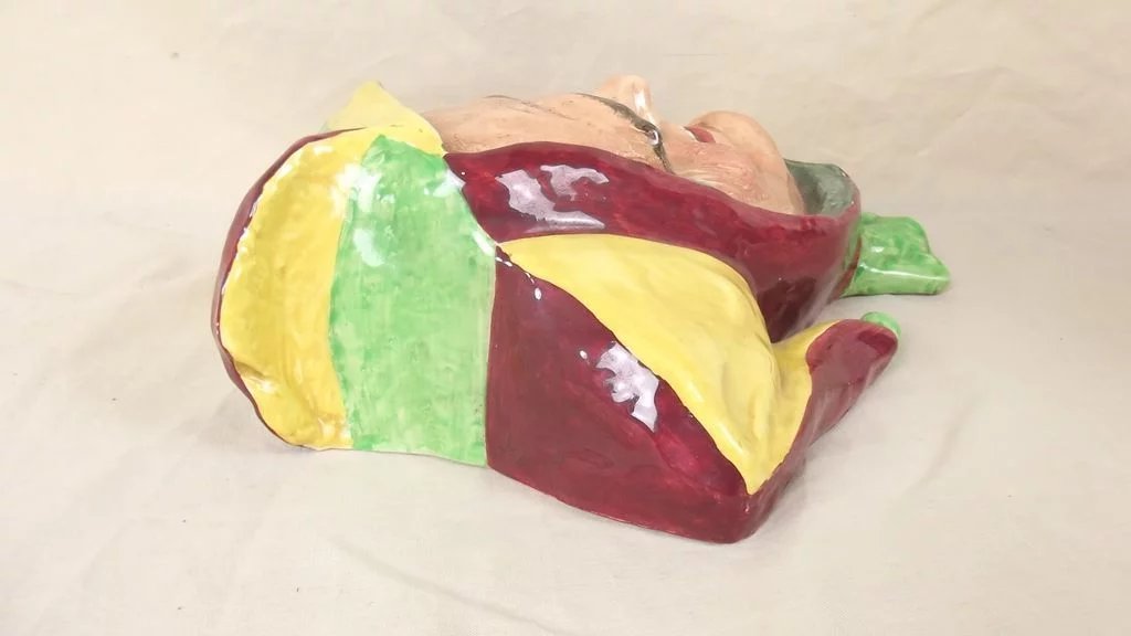 Large Rare Royal Doulton Jester Wall Mask HN1630 By Harry Fenton Issued 1936-40 - Image 4