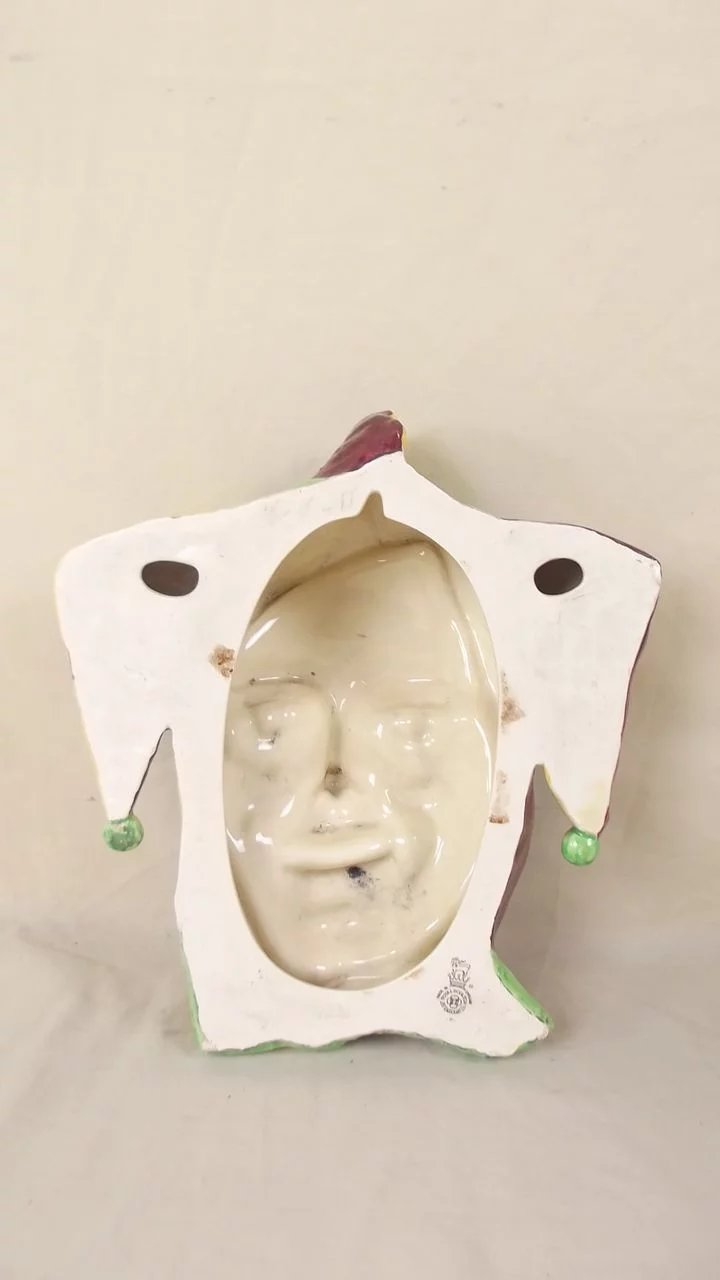 Large Rare Royal Doulton Jester Wall Mask HN1630 By Harry Fenton Issued 1936-40 - Image 6