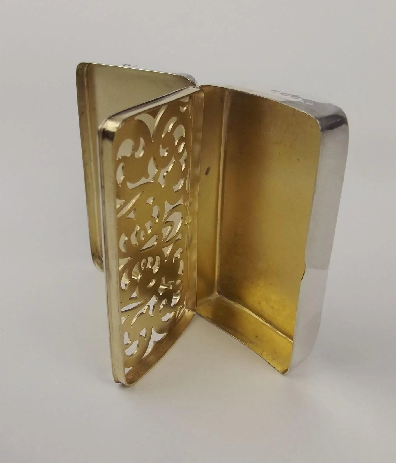 Large Silver Vinaigrette c1906 - Image 4