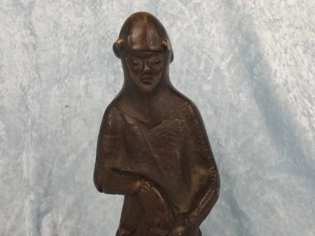 Late 19th Bronze Of A Circa 1370 Creton Of Estourment Knight Statue - Image 3