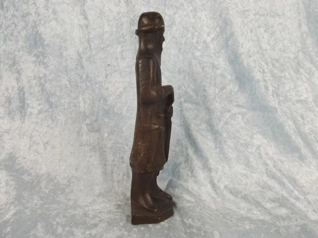 Late 19th Bronze Of A Circa 1370 Creton Of Estourment Knight Statue - Image 6