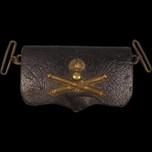 Late 19th Century French Artillery Officers Cross Belt Pouch