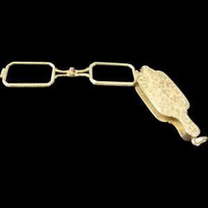 Late 19th Century Gold Folding Lorgnettes No. 2