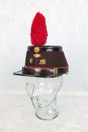 Late Version 1950 Pattern Portuguese Colégio Militar Military School Shako