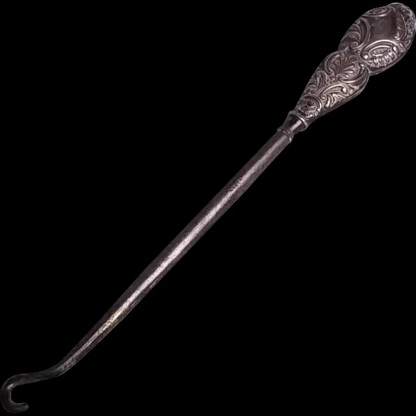 Late Victorian Silver Hallmarked Sterling Button Hook Birmingham 1900