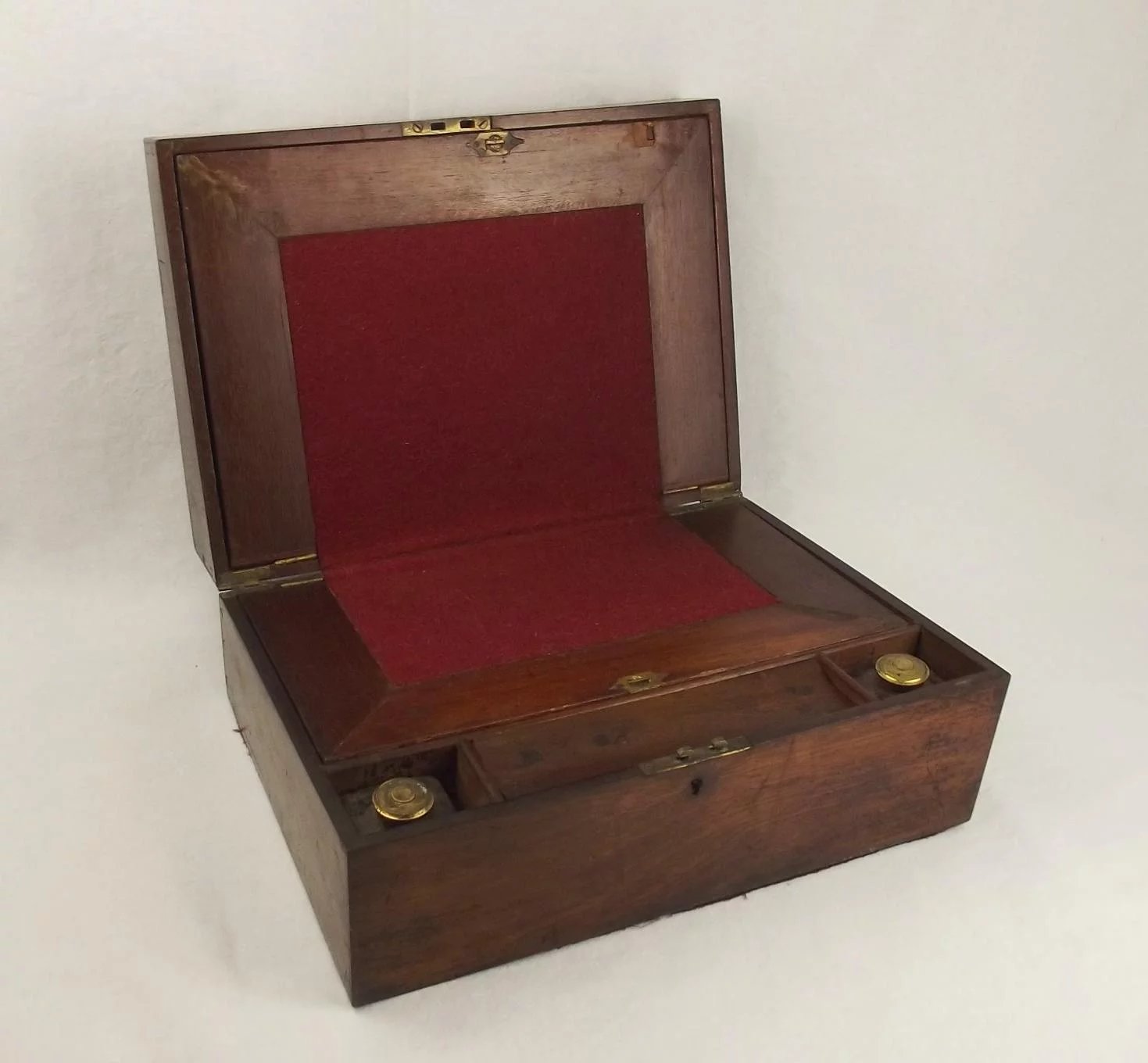 Late Victorian Walnut Writing Slope - Image 2