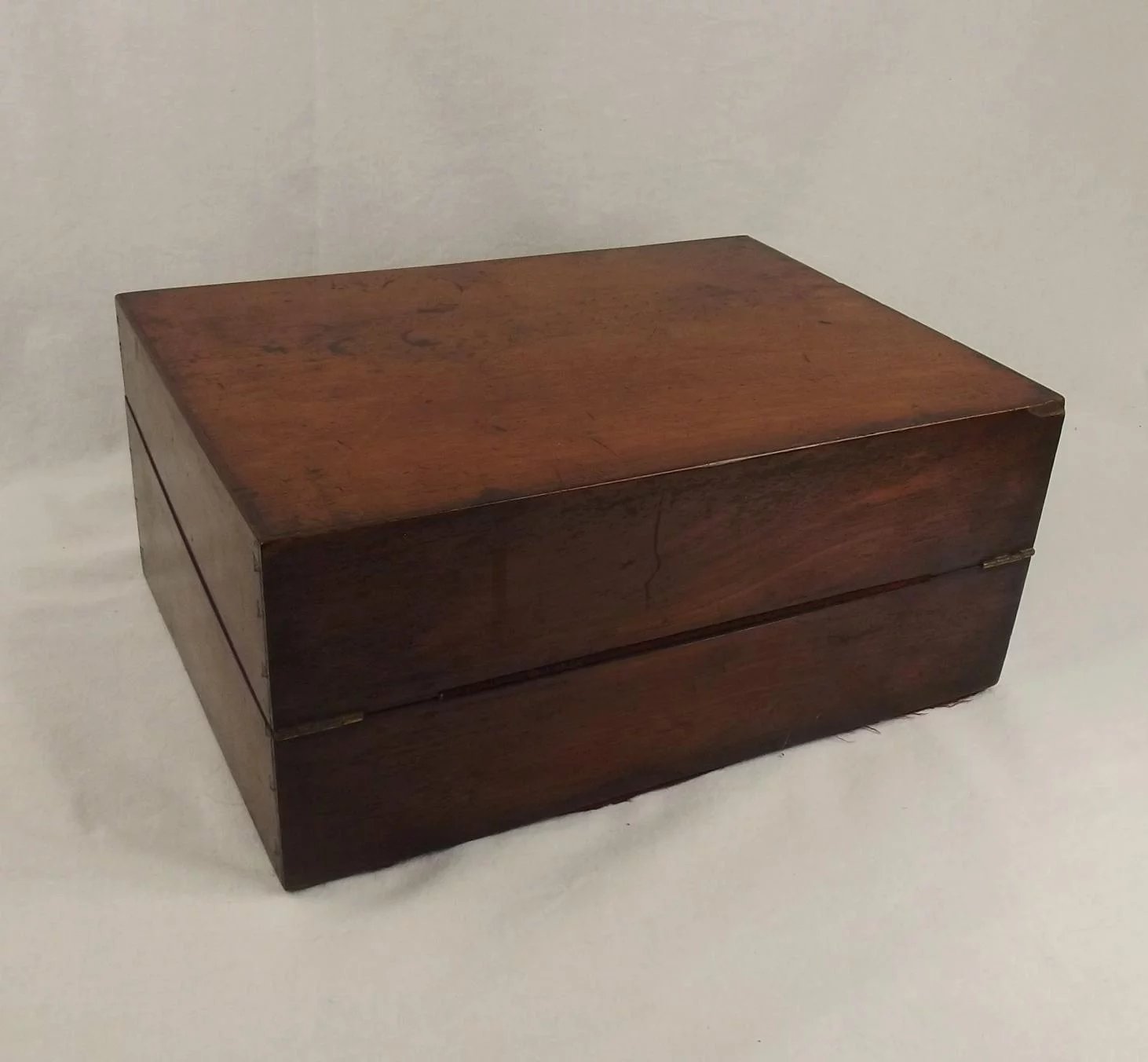 Late Victorian Walnut Writing Slope - Image 7