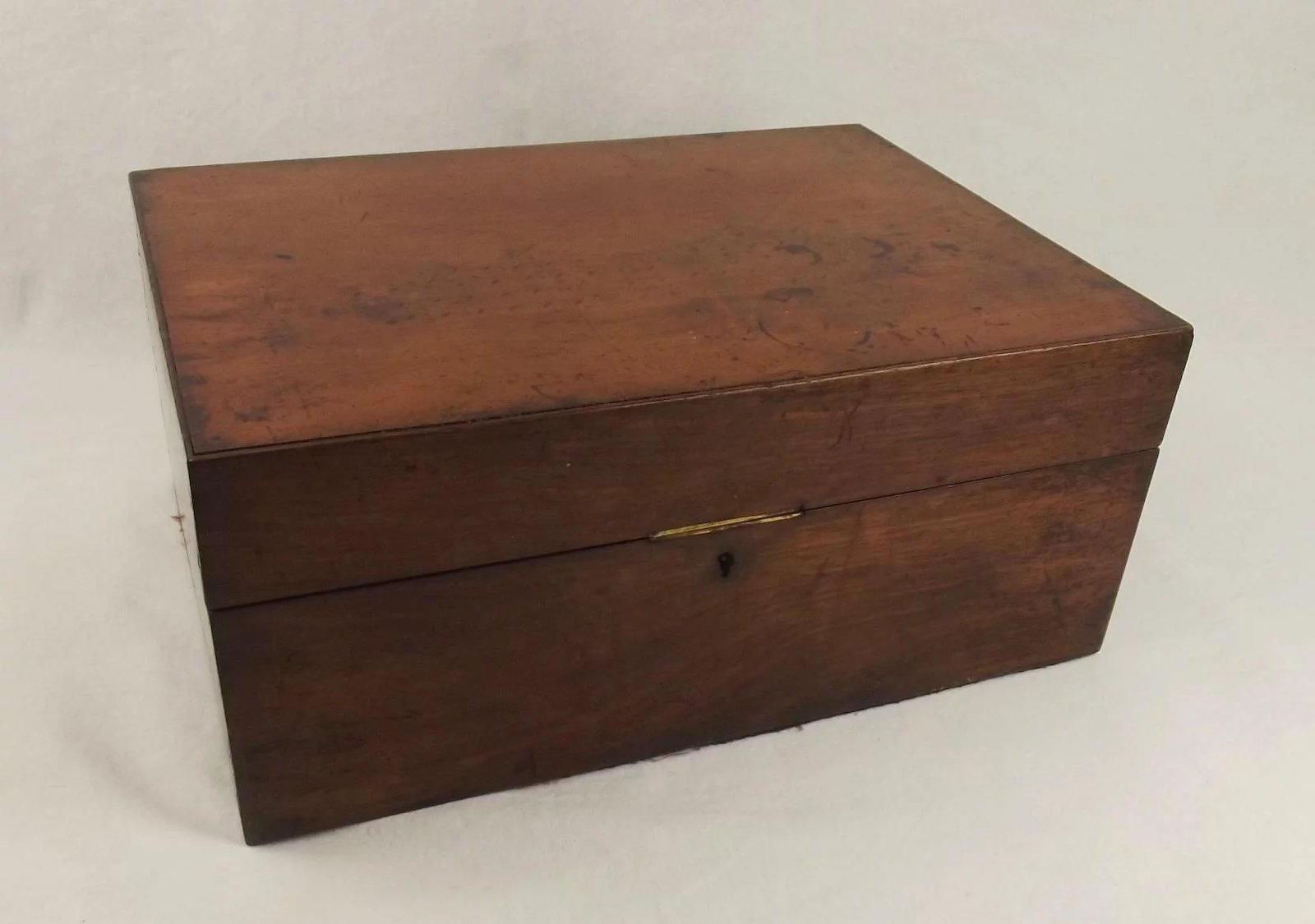 Late Victorian Walnut Writing Slope - Image 10