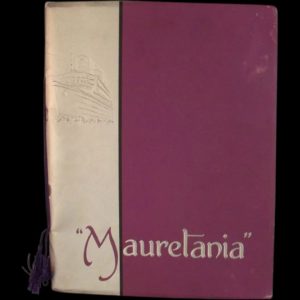 Launch Souvenier Brochure - RMS Mauretania (1938) - Cunard White Star