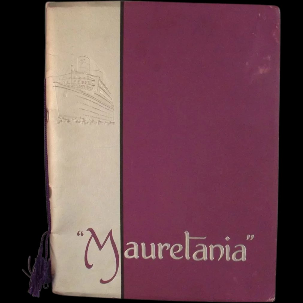 Launch Souvenier Brochure - RMS Mauretania (1938) - Cunard White Star