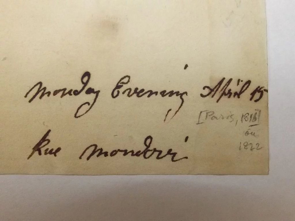 Letter By Admiral Lord Nelson's Wife Francis Circa 1820 - Image 6