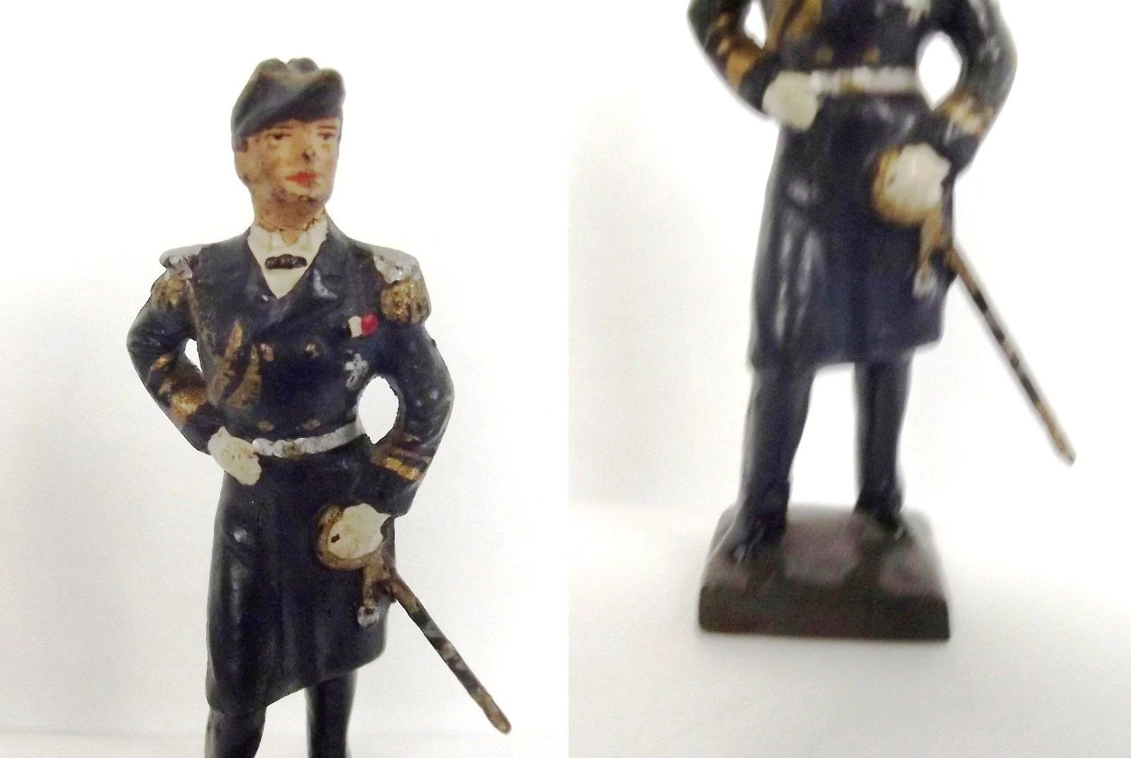 Lineol Hand Painted Imperial German Navy Admiral Raeder Composite Figurine - Image 2