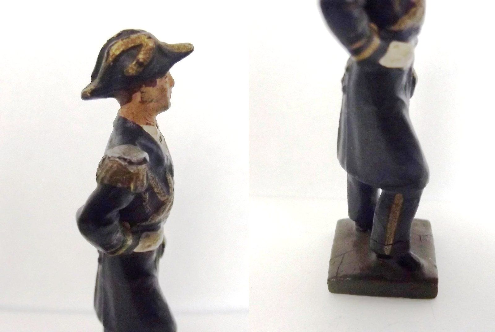 Lineol Hand Painted Imperial German Navy Admiral Raeder Composite Figurine - Image 4