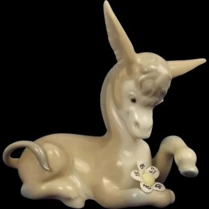 Lladro 4524 Porcelain Figure Of Donkey In Love