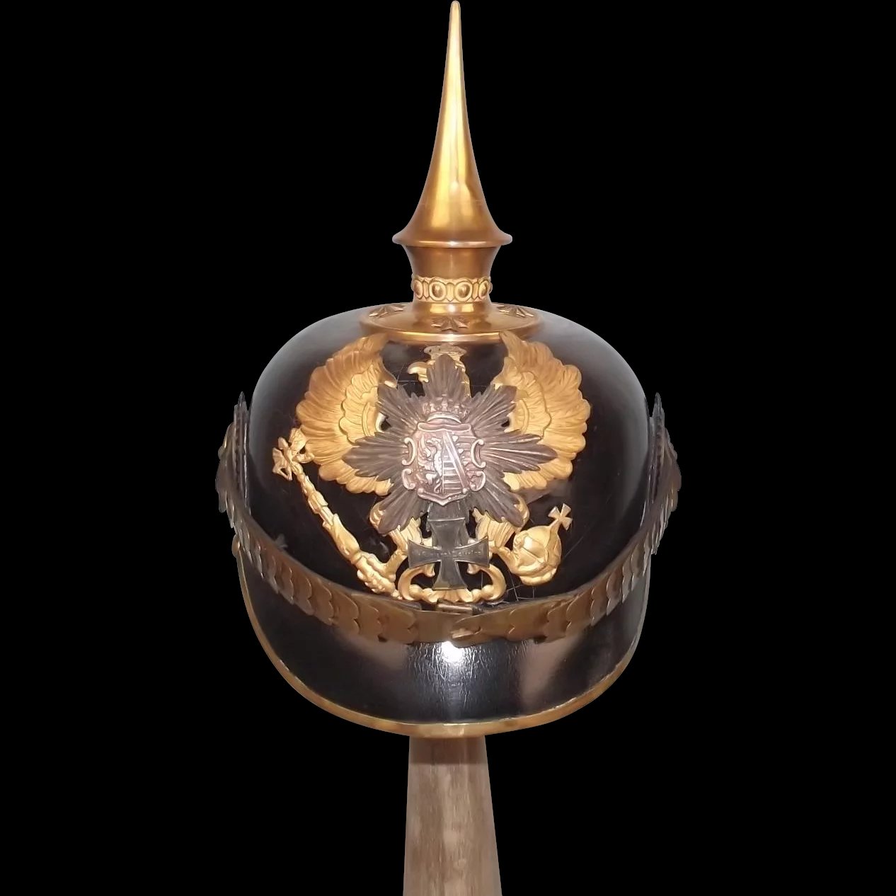 M1895 Prussian Infantry Regiment 23 Reservists Officers Pickelhaube Helmet