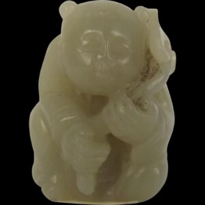 Miniature Little Boy Nephrite Jade Sculpture