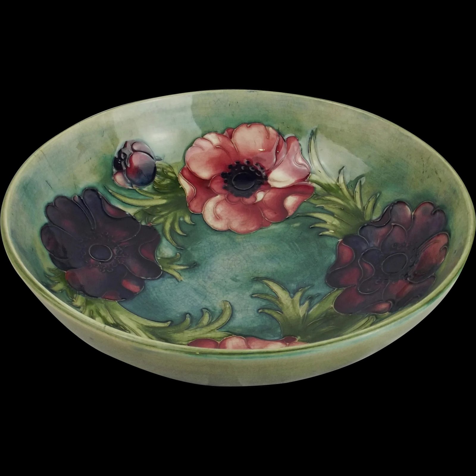 Moorcroft Anemone Pattern Bowl