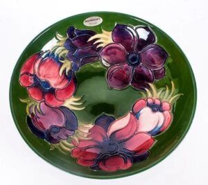 Moorcroft Anenomes Large Footed Bowl