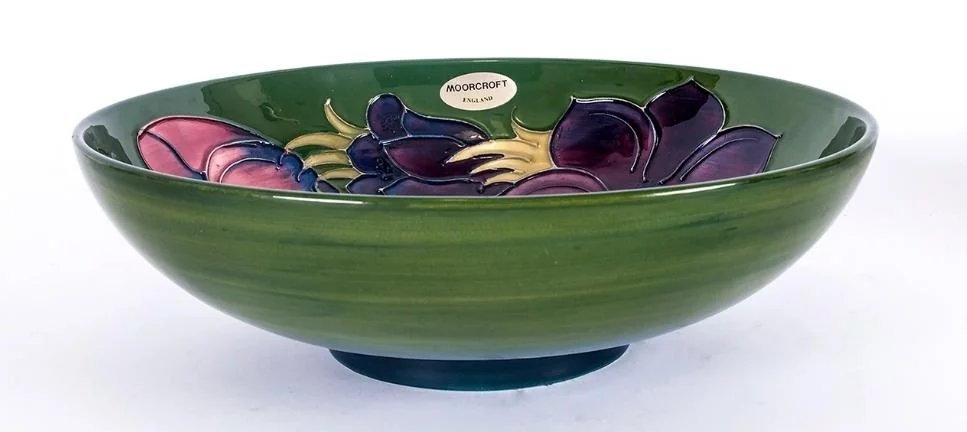 Moorcroft Anenomes Large Footed Bowl - Image 2