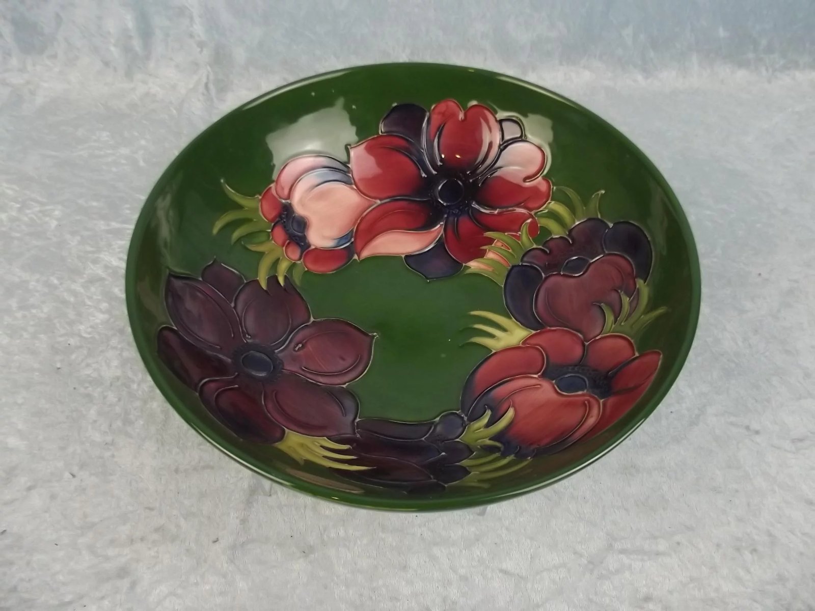 Moorcroft Anenomes Large Footed Bowl - Image 4