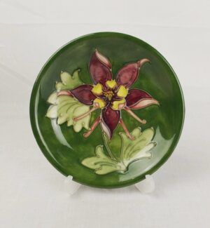 Moorcroft Columbine Pattern Dish