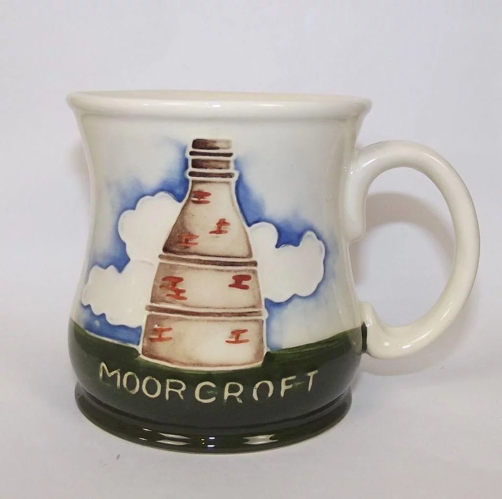 Moorcroft Pottery Bottle Kiln Mug 1986 - Image 2