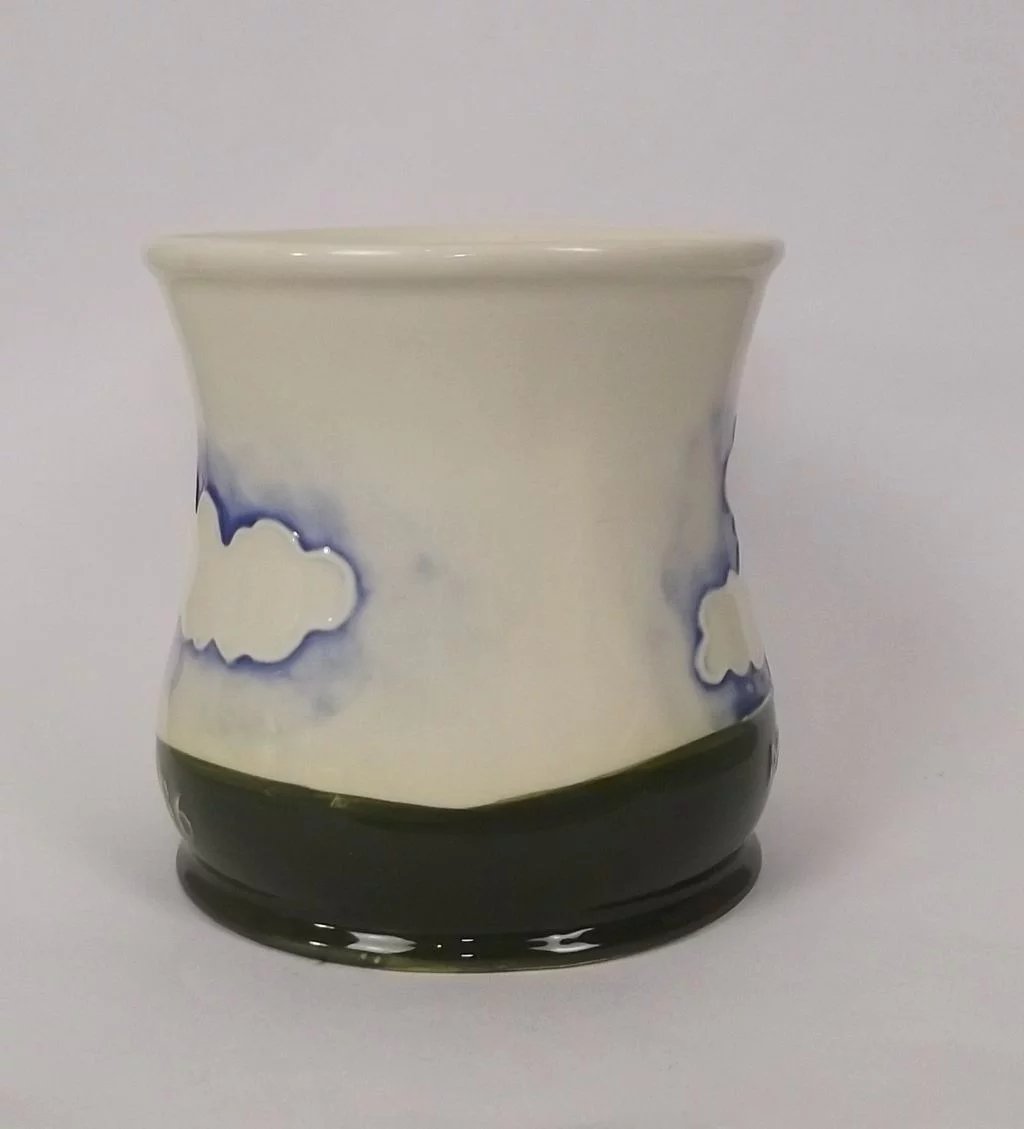 Moorcroft Pottery Bottle Kiln Mug 1986 - Image 3
