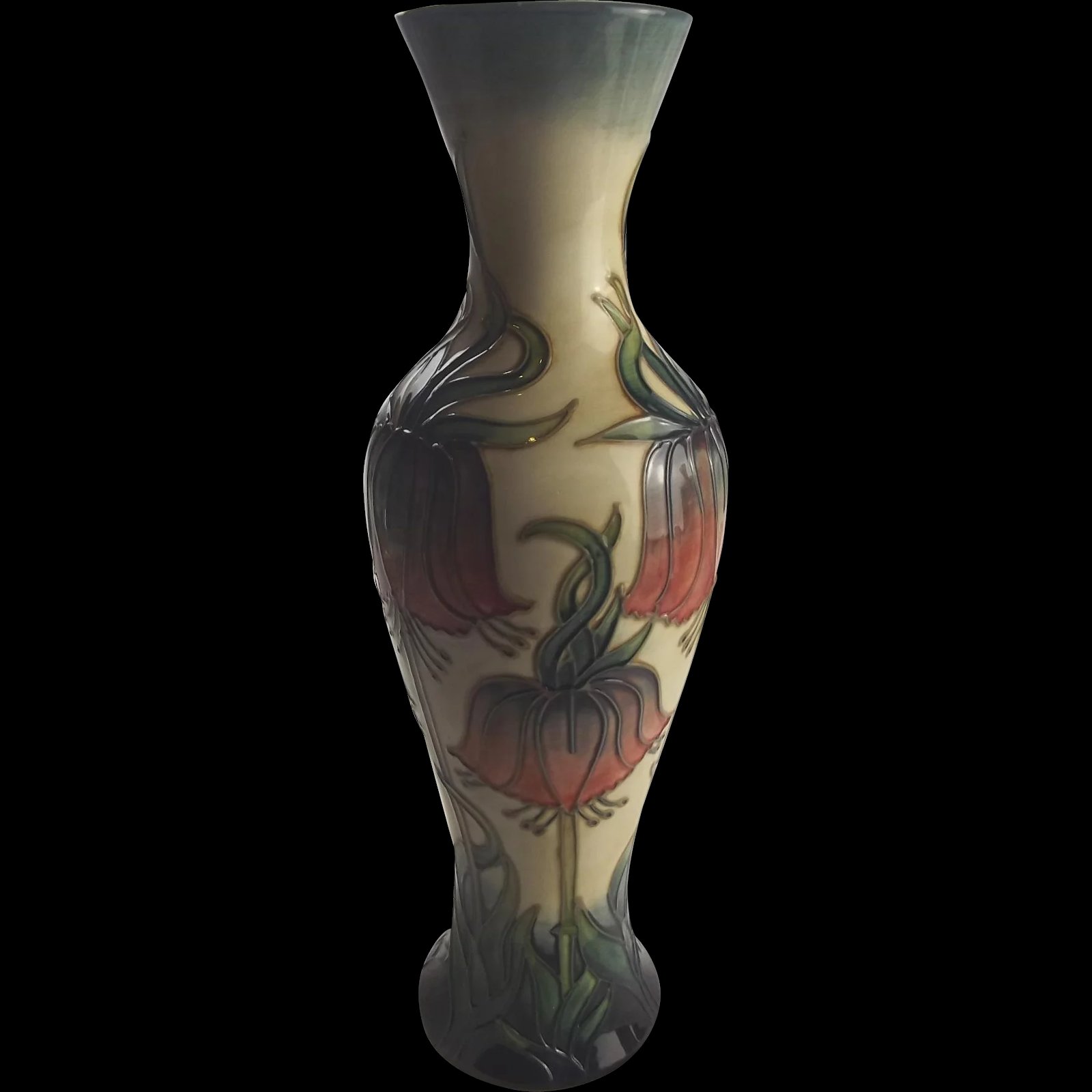 Moorcroft Pottery Crown Imperial Pattern Vase