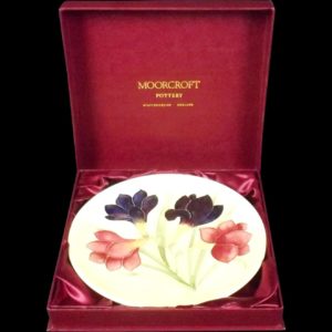 Moorcroft Pottery Freesia Pattern Year Plate 1987 - 14/250