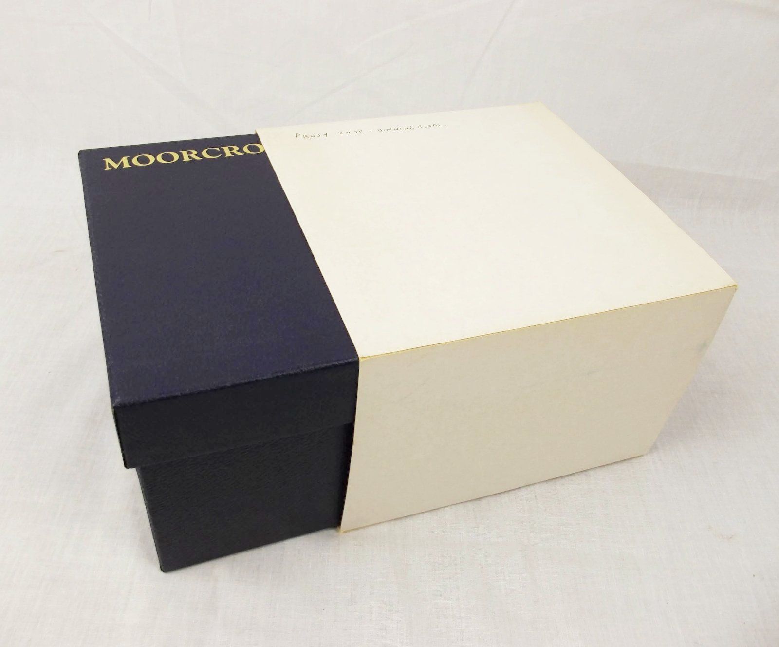 Moorcroft Pottery Pansy Pattern Vase c2006 - Boxed - Image 8
