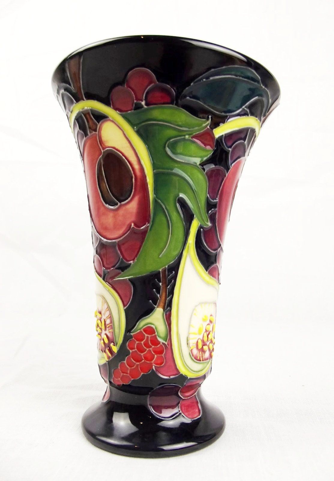 Moorcroft Queens Choice Pattern Small Flared Vase c2014 - Image 4