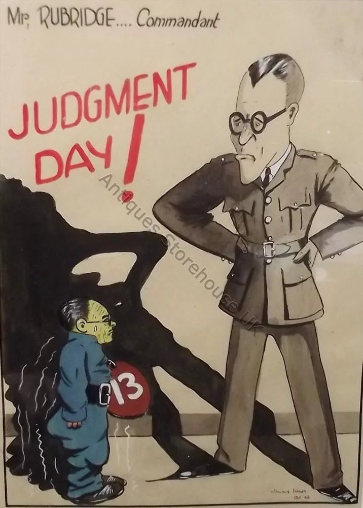 Mr Rubridge, Commandant, Judgement Day By Jimmy James Friell 1943 - Image 3