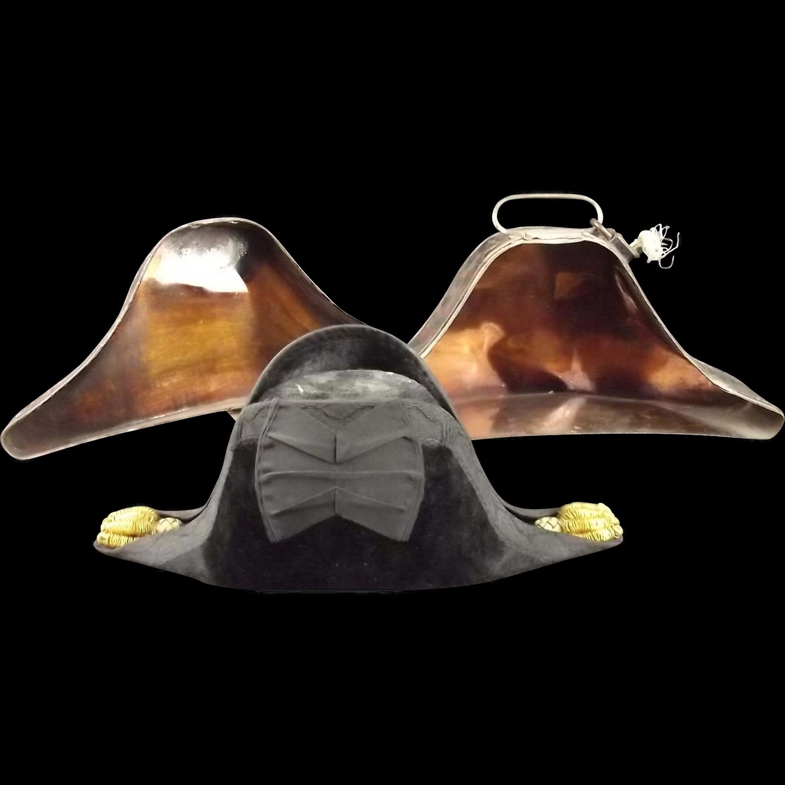 Named Early 20th Century Naval Bicorn And Case