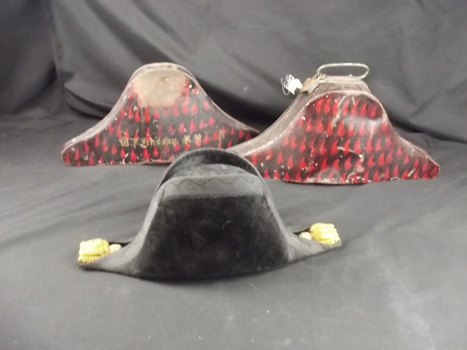 Named Early 20th Century Naval Bicorn And Case - Image 3