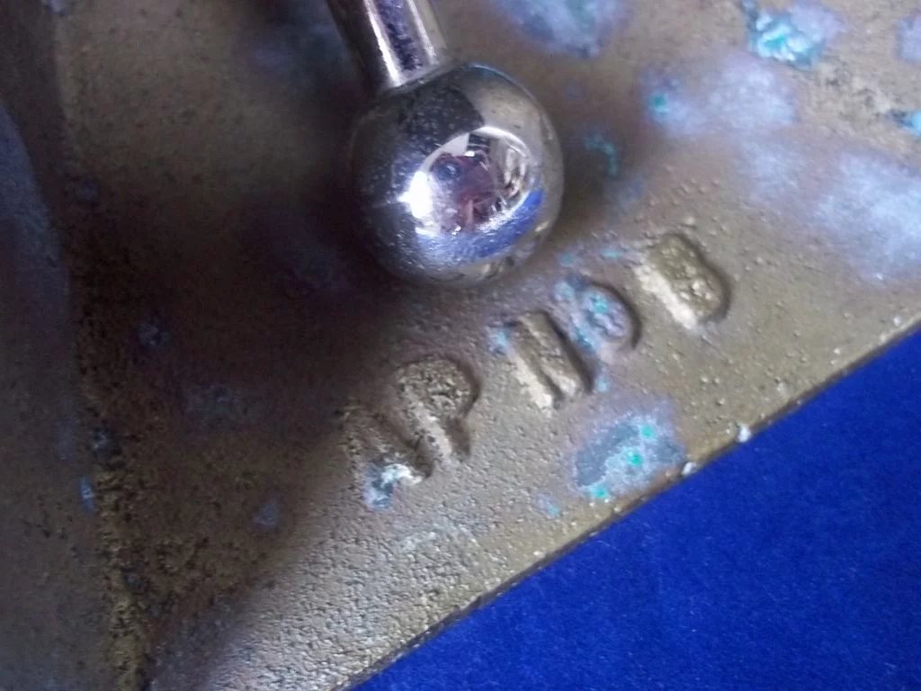 Nautical Heavy Brass Table Bell "31 PATT 5 DOME" - Image 5
