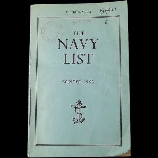 The Navy List Book, Winter 1963