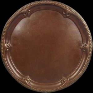 Nelson's Flagship HMS Foudroyant Copper Salver Circa 1897