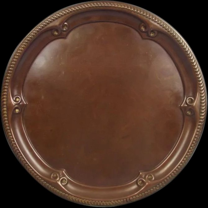 Nelson's Flagship HMS Foudroyant Copper Salver Circa 1897