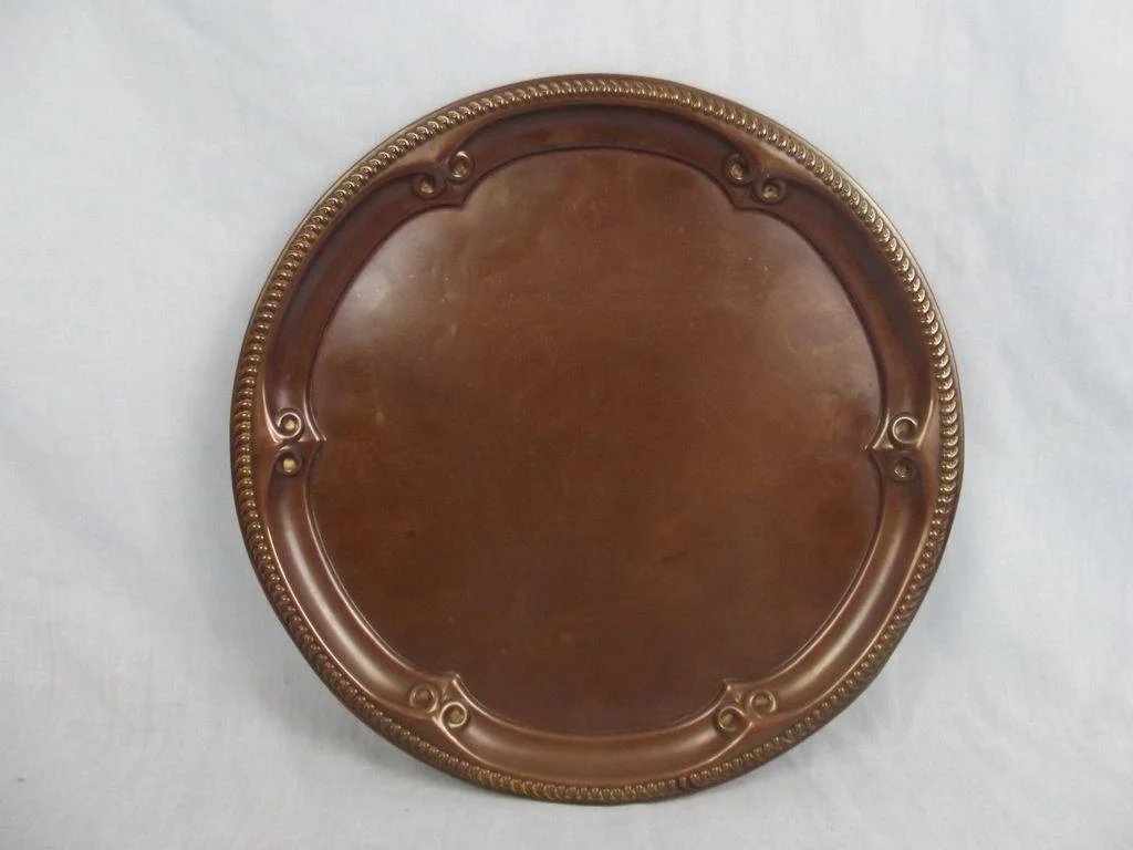 Nelson's Flagship HMS Foudroyant Copper Salver Circa 1897 - Image 2