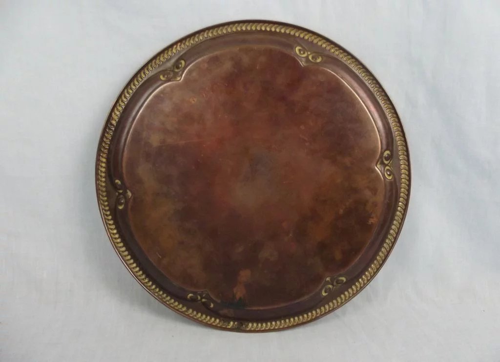 Nelson's Flagship HMS Foudroyant Copper Salver Circa 1897 - Image 7