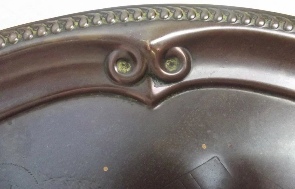 Nelson's Flagship HMS Foudroyant Copper Salver Circa 1897 - Image 8