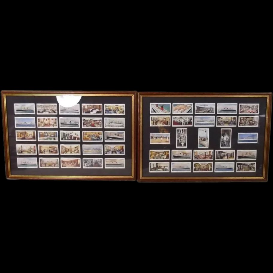 Ogden's "Ocean Greyhounds" 1938 50 Cigarette Card Set