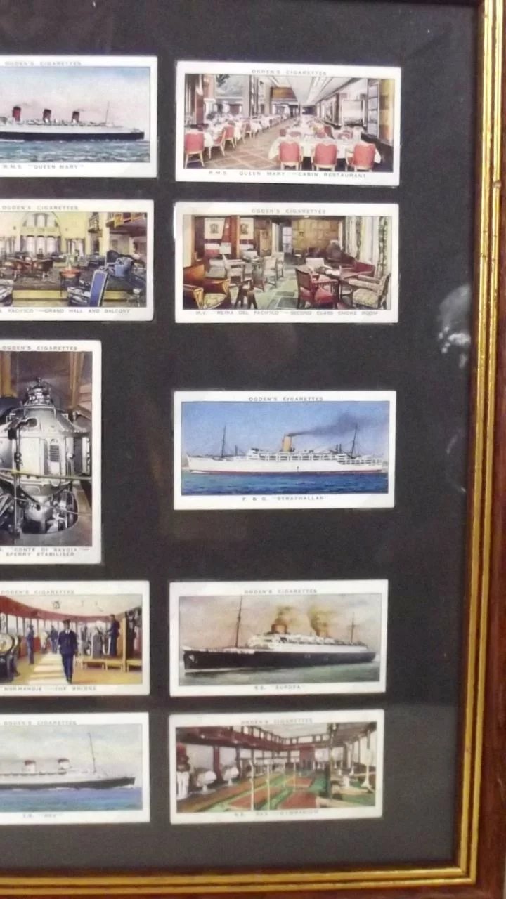 Ogden's "Ocean Greyhounds" 1938 50 Cigarette Card Set - Image 4